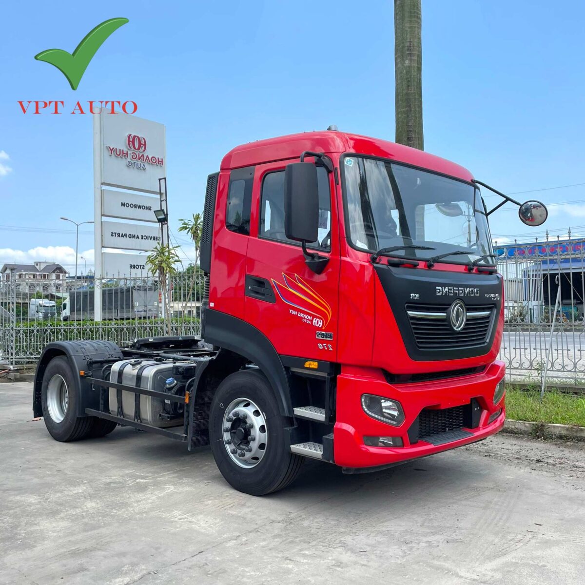 XE ĐẦU KÉO 1 CẦU DONGFENG ĐỘNG CƠ 270HP